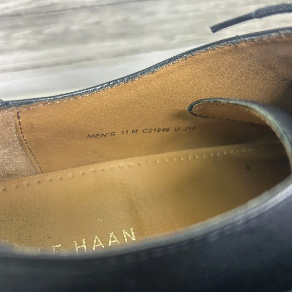 Cole Haan Mens Modern Essentials Dress Shoes Sz 11 Leather Cap Toe Oxford